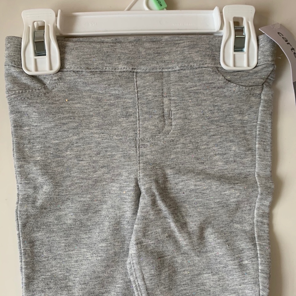 Carters Girls Pants with Sparkles - Picture 4 of 7